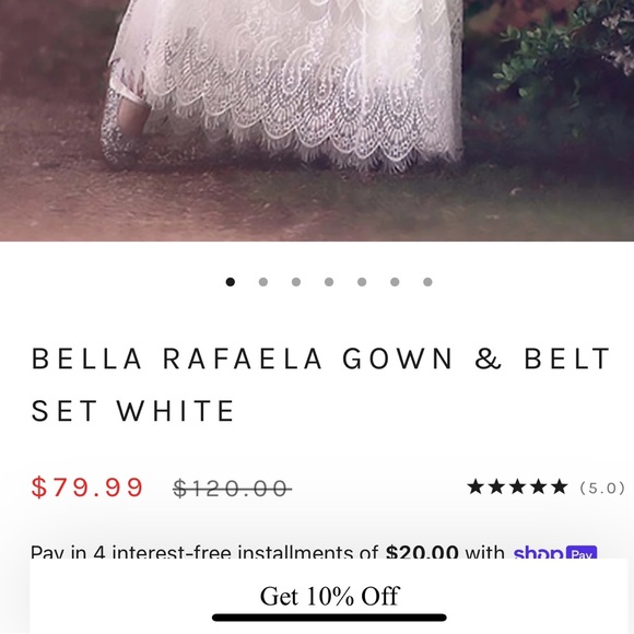 Trish Scully Bella Rafaela Special Occasion Formal Dress Flower girl wedding - Picture 8 of 9